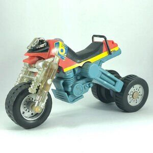 LJN Toys Bionic Six Dirt Bike vehicle vintage 1986 MCA TV animated series AS IS